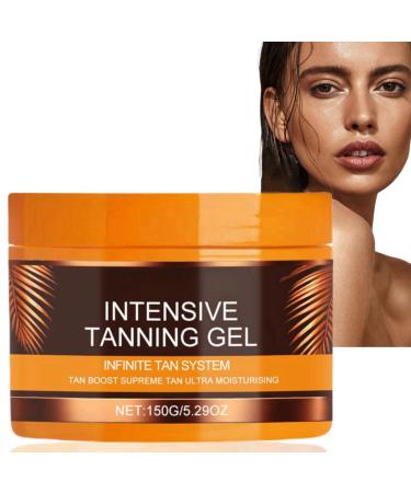 Intensive Tanning Gel Body Shimmer-Oil Natural Tanning Accelerator Cream Gel Gl-itter Body Lotion Accelerator Cream Brown Tanning Gel Tanning Gel Sunbed Gel Brown Tanning Cream Bronzing Serum
