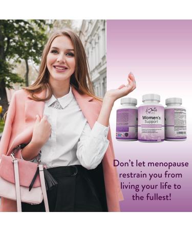Women's Hormone Regulation Supplement - Menopause & Estrogen Support - Natural Ingredients for Balance - Non-GMO Pills by Amate Life - Buy Online on GoSupps.com