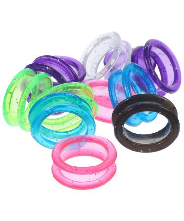Baluue 12th scissors silicone ring hairdressing scissors-finger ring scissors thumb ring Dog red shear scissors finger ring dog cutting scissors for grooming rings handheld protective cover color