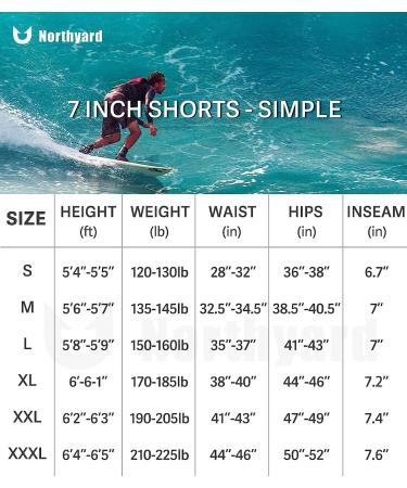 NORTHYARD Men's Athletic Hiking Shorts - Quick Dry Workout Shorts 7 - Lightweight Sports Gym Running Shorts - XL Black - Buy Online on GoSupps.com