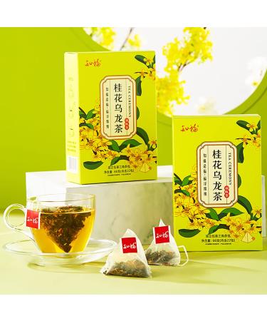 Weikeya Herbal Tea Bags Thirst Quenching Osmanthus Oolong Tea Mellow Taste for Studying for Students