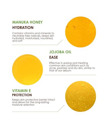 Gentle Cleansing Body Wash for Eczema & Sensitive Skin - Soothing Manuka Honey Formula 4 oz - International Shipping Available - Buy Online on GoSupps.com