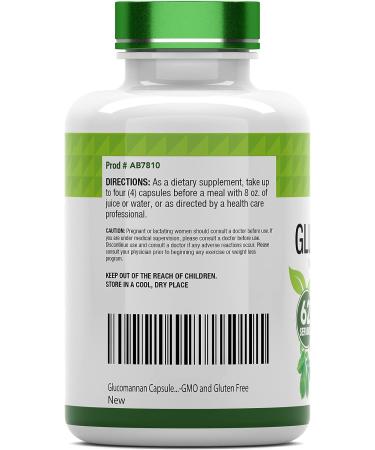 TNVitamins Glucomannan Capsules 2000 MG - 250 Count | Natural Konjac Fiber Extract | Soluble Dietary & Digestive Fiber Pills - Buy Online on GoSupps.com