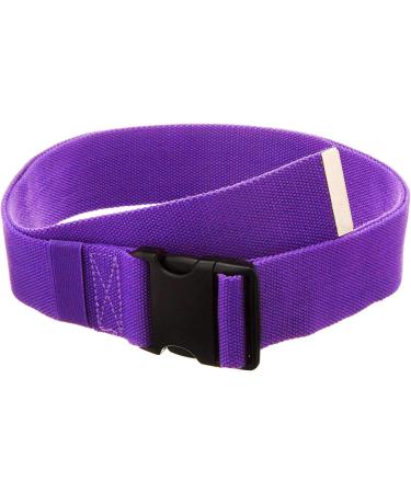 Gait Belt with Plastic Buckle by LiftAid - 60 x 2 Purple Transfer & Walking Aid for Therapists, Nurses & Home Care - Buy Online on GoSupps.com