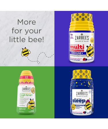 Zarbee's Elderberry Gummies for Kids with Vitamin C & Zinc - 70ct - Buy Online on GoSupps.com