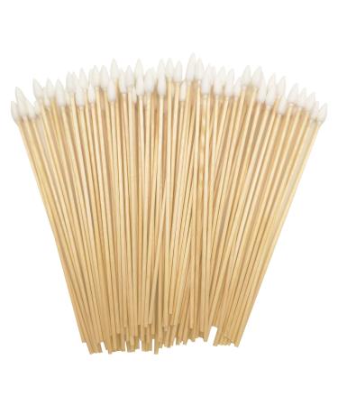 500pcs Precision Cotton Swabs with 6'' Long Sticks for Gun Cleaning, Makeup or Pets 6 Inch (Pack of 500)