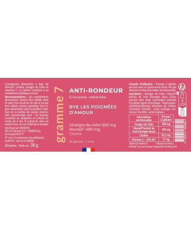 Morosil 400 mg - Br leur de Graisse Puissant - Vinaigre de Cidre 500 mg - Choline - Perte de Poids & de Graisse Abdominale - 60 G lules - Vegan - Fabriqu en France - Buy Online on GoSupps.com