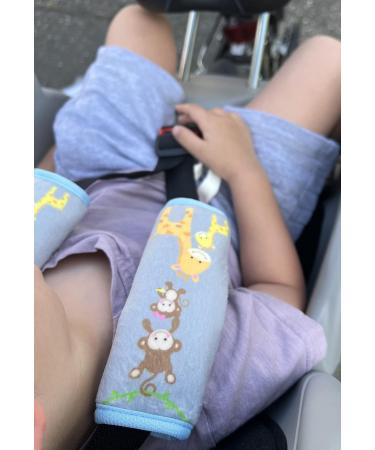 Buy Heckbo Baby Stroller Carriage Belt Protectors - Cute Animal Designs for Boys & Girls | Comfortable Shoulder Cushions & Safety Pillows for Babies - Buy Online on GoSupps.com