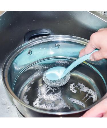 10 Pack Stainless Steel Sponges - Scrubbing Scouring Pads for Kitchen, Bathroom & More - Buy Online on GoSupps.com