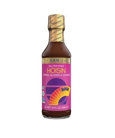 SAN-J, Sauce, Hoisin, Gf, 10 Fl Oz (Pack of 6) (Gluten Free GMO Free Kosher)