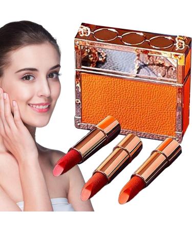 3/4 Colors Velvet Matte Lipstick With Chain Bag Long Lasting Velvet Lipstick Kit Makeup Lip Balm Waterproof Lip Gloss For Women - Buy Online on GoSupps.com
