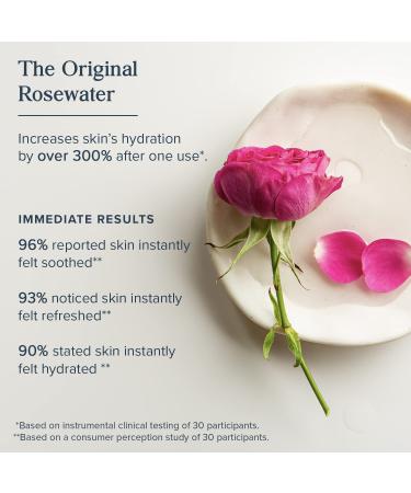 HERITAGE STORE Rosewater Facial Splash - Refreshing Glow for All Skin Types Hypoallergenic & Vegan 4oz - Buy Online on GoSupps.com