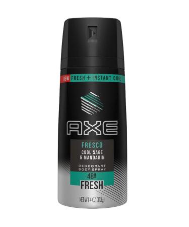 Axe Fresco Deodorant Body Spray - Cool Sage & Mandarin - 4 OZ (113g) - Pack of 3 - Buy Online on GoSupps.com