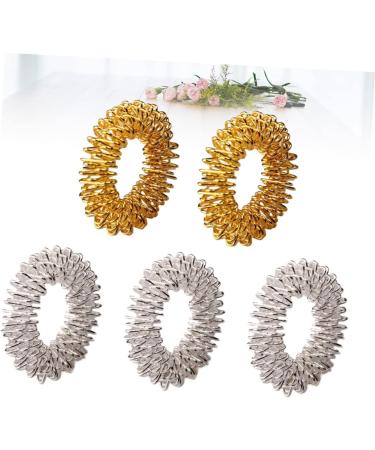 Shop Toyvian 5 Sensory Finger Rings Acupressure Massage Rings for Stress Relief | International Shipping Available - Buy Online on GoSupps.com