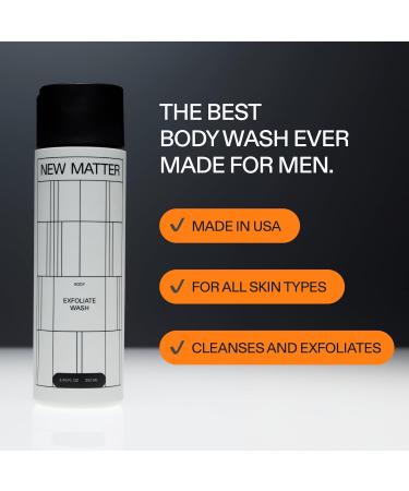 Men's Exfoliating Body Wash | Non-Drying Paraben & Sulfate Free | Vegan Cleanser for Soft Clear Skin | 8.45 Fl Oz - Buy Online on GoSupps.com