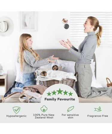 Wooly Heroes Dryer Balls - 100% Organic Wool - Eco-Friendly & Sustainable - Dry 1,000 Loads (Baby Cow & Friends) - Buy Online on GoSupps.com