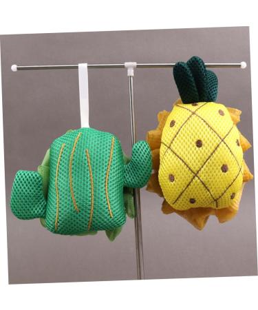 Healeved Bath Bouquet Cactus Body Scrub - Travel Loofah & Skin Cleaning Tool - Eco-Friendly Bath Ball - Green 1 Count - Buy Online on GoSupps.com