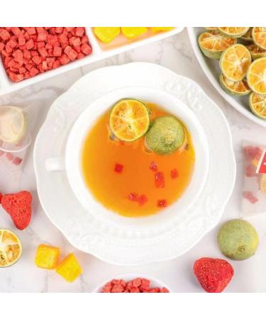 Strawberry green kumquat passion fruit tea 250g Freeze dried fruit tea bag Bagged tea - Buy Online on GoSupps.com