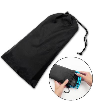 LYHLYA Portable Folding Stool - Mini Aluminum Alloy Camping Stool for Travel, Camping, Hiking - Blue with Carry Bag - Buy Online on GoSupps.com