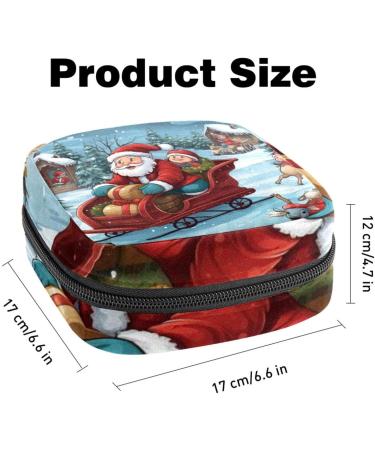 MUOOUM Men'sstrualpolster Bag Zipper - Stylish Tampon Organizer for Women & Girls - Christmas Gingerbread Design | 1 Count - Buy Online on GoSupps.com