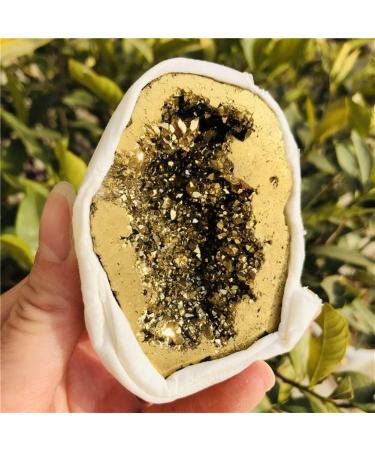 1pcs Rainbow Aura Bismuth Titanium Silicon Crystal geode Agate Cornucopia s - Buy Online on GoSupps.com
