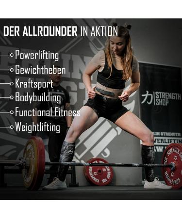 Strength Shop Compression Stockings for Men & Women - Breathable Moisture-Wicking Socks for Weightlifting & Deadlifting (Size 39-48.5) - Buy Online on GoSupps.com