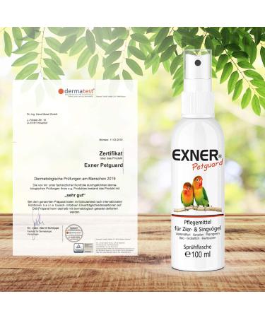 Exner Petguard Animal Care for Ornamental Birds & Songbirds Natural 100ml Spray for Itching Hair Loss Inflammation & Parasite Control - Buy Online on GoSupps.com