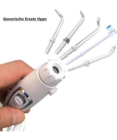 Oralion Oral Hygiene Standard Plastic Handle for Waterpik Oral Irrigator | Compatible with WP-660 WP-100 WP-900 WP-300 | 1 Handle & Hose Included - Buy Online on GoSupps.com