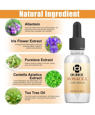 Rosacea Face Serum Face Serum Hyaluronic Acid Face Oil Anti-Aging Relieve Redness &Quick Repair Damage Skin Niacinamide Serum Replumps & Hydrates Collagen Face Serum-Protect Skin+Reduce Acne-Women 1 - Buy Online on GoSupps.com