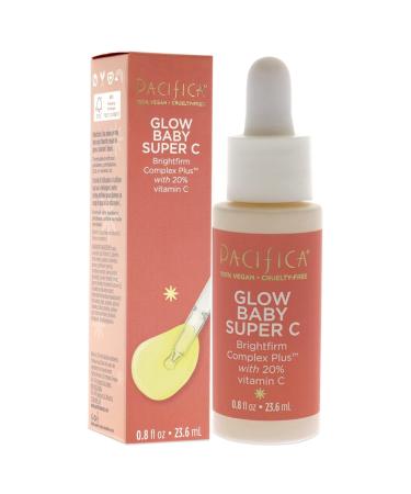 Pacifica Beauty Glow Baby Super Vitamin C Serum Contains 20% Vitamin C Lightweight Fast-Absorbing For Brighter More Radiant Skin For All Skin Types Clean Skin Care Vegan and Cruelty-Free - Buy Online on GoSupps.com