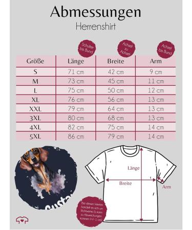 Personalized Dachshund T-Shirt for Dog Owners | Custom Gift | Shirtracer - Navy Blue L - Buy Online on GoSupps.com
