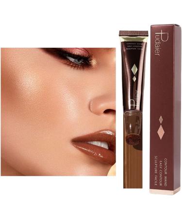 Liquid Contours Stick Smooth Creamy Liquid Face Concealer with Soft Cushion Applicator - Smooth Natural Matte Finish Super Silky Cream Contours Face Makeup Stick Shakven 01 - Buy Online on GoSupps.com