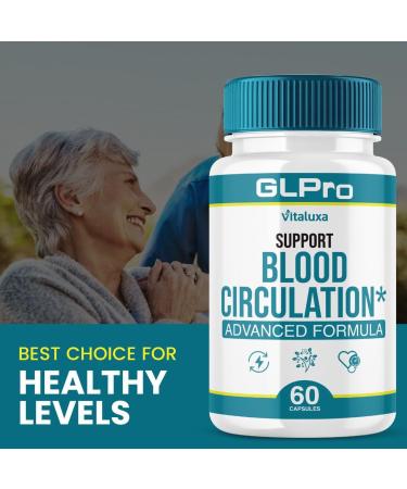 (5 Pack) GLPro Blood Support Capsules GL Pro Pills Supplement for Balance Control Natural Premium Blend Ingredients GLPro Support Circulation Flow Max Strength Formula Daily Health Reviews (300 Ct) - Buy Online on GoSupps.com