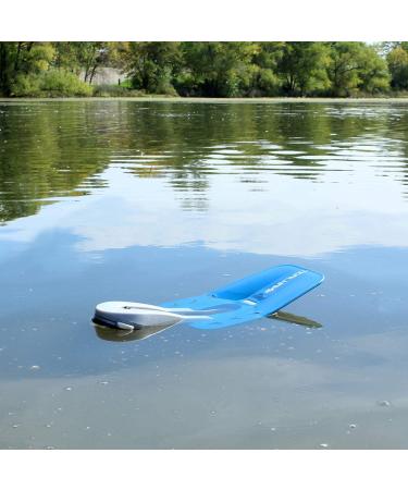 Tidal Wake XLR8 Wake Surf Shaper - For Inboard Boats | Floating Wakesurf Creator - Silver/Black Fin - Buy Online on GoSupps.com