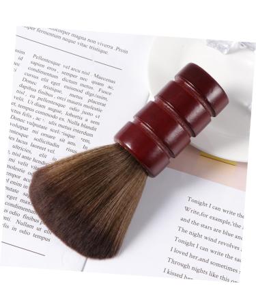 DOITOOL Salon Brush Duster Hair Cutting Brush Neck Brush Bamboo Clean Face Duster M Red - Buy Online on GoSupps.com