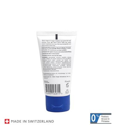 SWISS IMAGE Body Care - Nourishing Hand & Body Cream 75ml | Paraben-Free Mineral Oil-Free Phthalate-Free - Buy Online on GoSupps.com