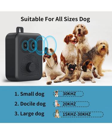 HXWEB Pet Anti-Bark Device for Dogs | 4-Level Ultrasonic Bark Control | Waterproof & Effective Anti-Bell Solution - Buy Online on GoSupps.com