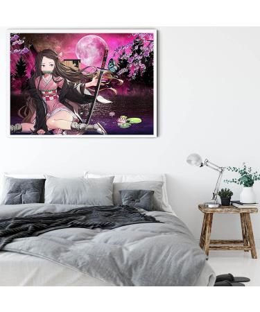 Demon Slayer Diamond Art Painting Kit for Adults - Anime Round Full Drill DIY Diamond Painting Gem Craft Kit - Perfect for Beginners - Paint with Diamonds Adult Crafts - Demon Slayer 2 Theme - Buy Online on GoSupps.com