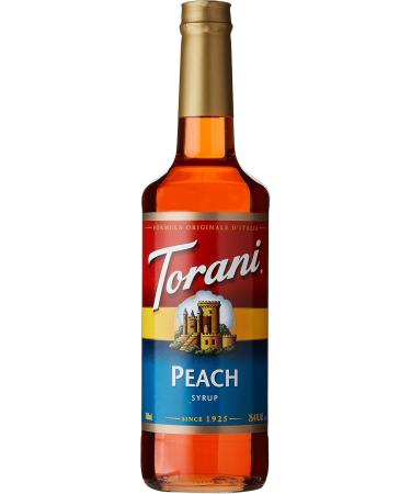 Torani Strawberry Flavour Syrup 750ml PET & Peach Flavor Syrup 750ml - Buy Online on GoSupps.com