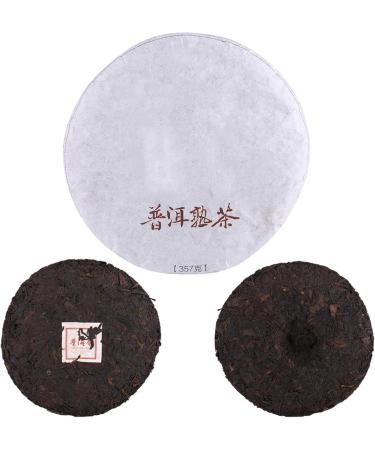 EVTSCAN Chinese Yunnan Famous Puerh Natural Premium Health Puer Boiled Tea Cake 357g - Buy Online on GoSupps.com