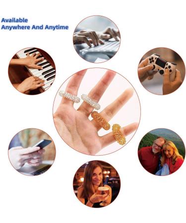 Steemjoey 12-Piece Massager Set - Anti-Stress Finger Massage Rings & Acupressure Tools for Wellness | Perfect for Young Adults - Buy Online on GoSupps.com
