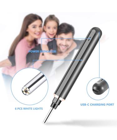 Wireless Ear Wax Removal Endoscope with 14 Ear Pick Tools - 1080P HD Otoscope for iOS & Android Phones/Tablets - Buy Online on GoSupps.com