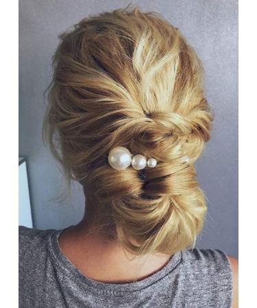 Kercisbeauty 10PCS Pearl Hair Pins - Wedding Bridal Jewelry - Boho Vintage Hair Accessories - Buy Online on GoSupps.com