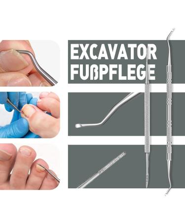 BEZOX Nail Clippers Set for Thick Nails - 6 Pcs Fingernail and Toenail Clippers for Adults, Men, and Women in Green - Buy Online on GoSupps.com