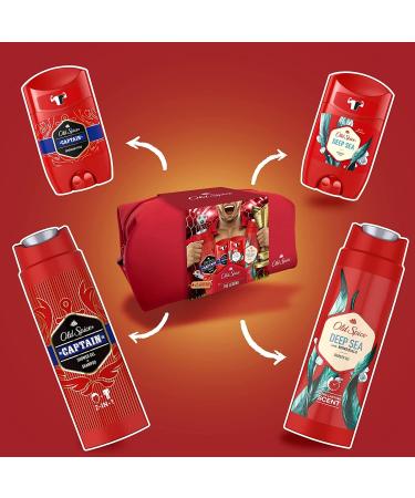 Old Spice Footballer Gift Bag - Men's Deodorant Stick and Shower Gel Set for Him | Christmas Giftset for Dad and Teenage Boys with Free Wash Bag - Buy Online on GoSupps.com