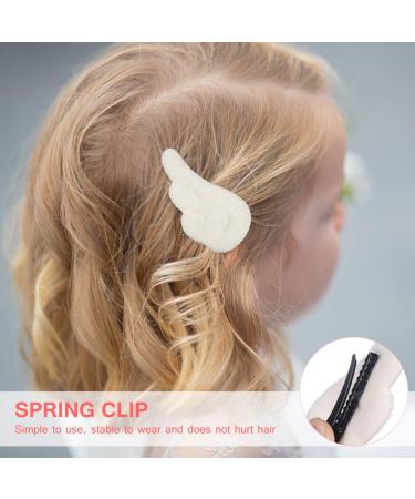 Beaupretty Girl Hair Clips Cartoon Hair Clips Plush Angle Wings Hair Clips Non Slip Hair Barrettes Kawaii Hair Alligator Clips for Girls Women Party Cosplay 1pair Womens Hair Clips - Buy Online on GoSupps.com