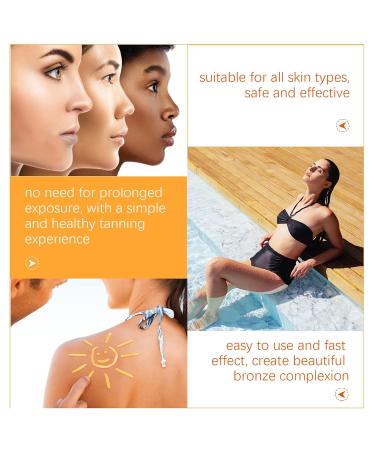 Golden Tan Accelerator Cream Natural Tanning Lotion with Carrot Olive Walnut Cocoa Butter Fast-Absorbing Formula for All Skin Types 100g - Buy Online on GoSupps.com