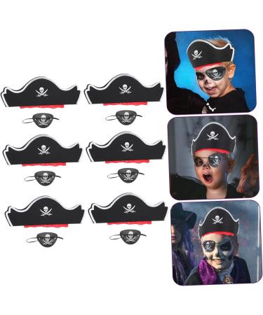 minkissy 12 Sets Pirate Hair Blindfold Pirate Costume Props Pirate Hat Theater Props Pirate Costume Accessories Pirate Skull Eye Patch Halloween Props Accessories Party Supplies Cloth - Buy Online on GoSupps.com