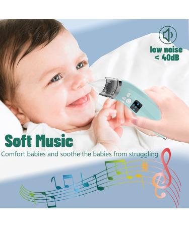 Holnkme Electric Baby Nasal Aspirator - 3 Levels of Suction, Music Soothing Function - Rechargeable & Portable - 4 Silicone Tips - For Infants, Newborns, and Toddlers - Buy Online on GoSupps.com