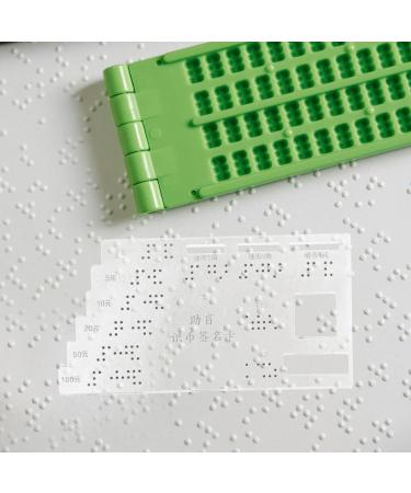 minkissy Acrylic Braille Card Braille Slate Bank Message Notification Braille Card Blinder Attention Card Accessory - Buy Online on GoSupps.com